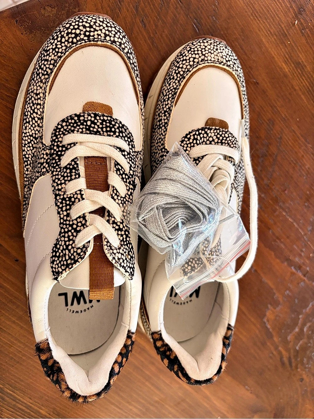 NEW w/o Box Madewell Animal Print Sneakers US 7.5 Men’s/Women’s 9